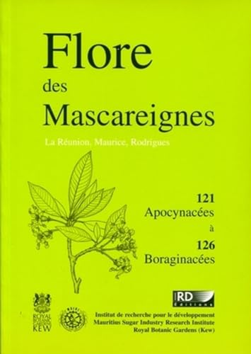 9782709915632: Flore des Mascareignes (La Runion, Maurice, Rodrigues): 121 Apocynaces  126 Boraginaces