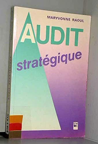 Imagen de archivo de Audit strat?gique - Maryvonne Raoul a la venta por Book Hmisphres