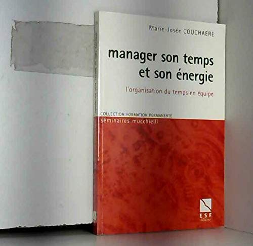 Stock image for Manager son temps et son nergie for sale by medimops