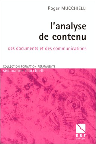 Stock image for L'analyse de contenu : Des documents et des communications for sale by Ammareal