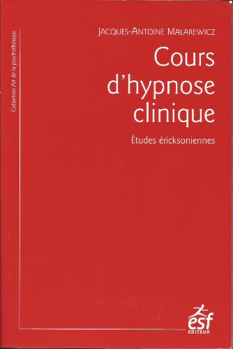 Beispielbild fr Cours d'hypnose clinique : Etudes ricksoniennes zum Verkauf von medimops