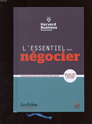 L'essentiel pour negocier (REFERENCES HARVARD) (French Edition) (9782710121930) by Rowe, Alan J; Watkins, Michael