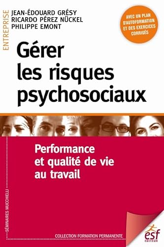 9782710131151: Grer les risques psychosociaux: Performance et qualit de vie au travail
