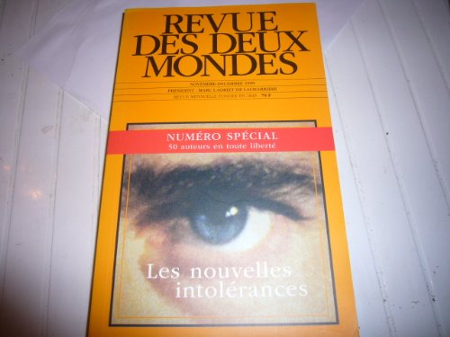 9782710309376: Nouvelles intolerances (Rev des 2 Monde)