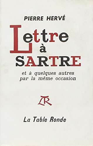 Stock image for Lettre  sartre for sale by crealivres