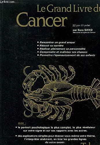 Beispielbild fr Grand livre du cancer zum Verkauf von medimops