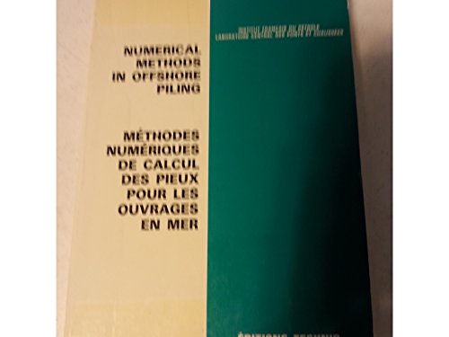 9782710805007: Numerical Methods in Offshore Piling