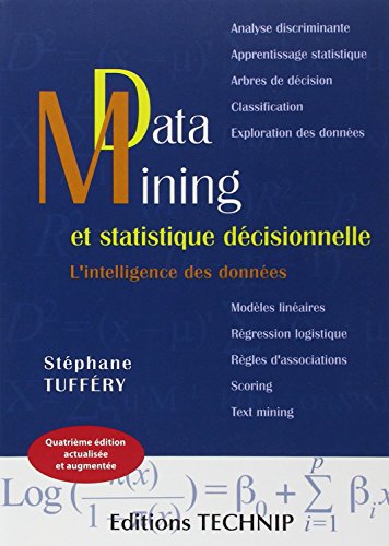 Beispielbild fr Data mining et statistique dcisionnelle - 4me dition zum Verkauf von medimops