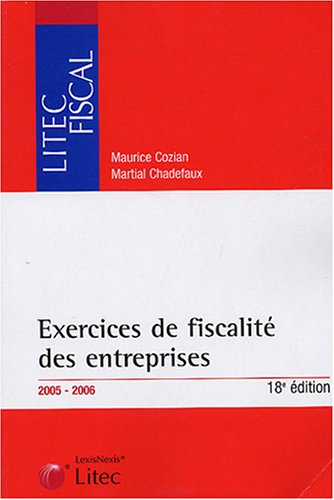 Stock image for Exercices de fiscalit des entreprises, 25-26 for sale by LiLi - La Libert des Livres