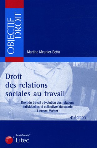 9782711006175: Droit des relations sociales au travail: Droit du travail : volution des relations individuelles et collectives du salari, Licence - Master