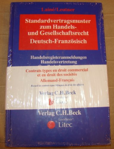 9782711006250: Standardvertragsmuster zum Handels- und Gesellschaftsrecht : Contrats types en droit commercial et en droit des socits: Edition bilingue franais-allemand