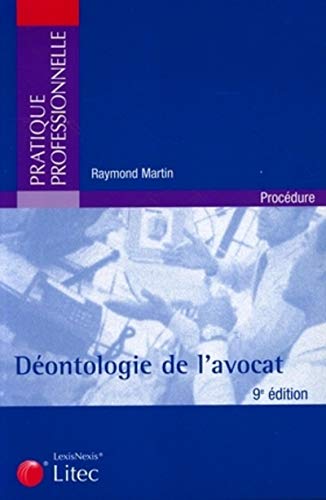 Beispielbild fr Dontologie de l'avocat (ancienne dition) zum Verkauf von Ammareal