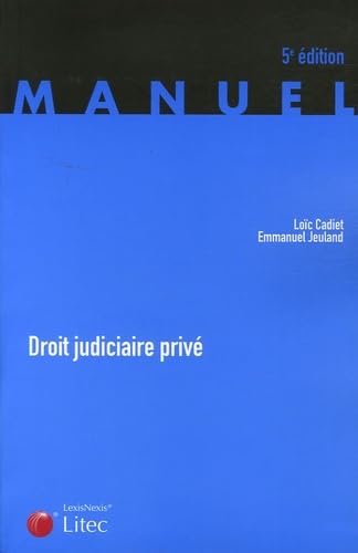 Stock image for Droit judiciaire priv (ancienne dition) for sale by medimops