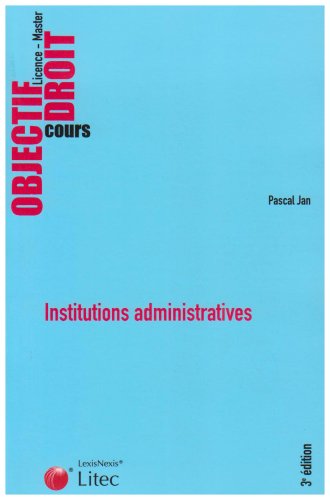 Beispielbild fr Institutions administratives zum Verkauf von Ammareal