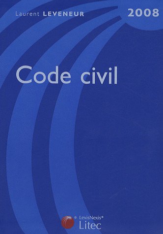 Stock image for Code civil : Edition 2008 (ancienne dition) for sale by Librairie Th  la page