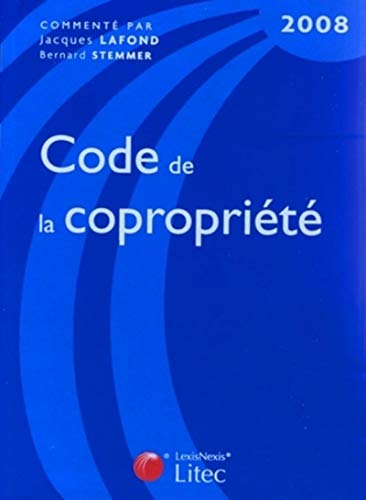 Beispielbild fr Code de la coproprit : Edition 2008 (ancienne dition) zum Verkauf von medimops