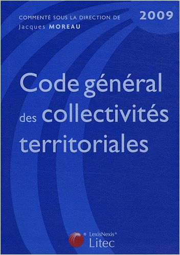 Stock image for Code gnral des collectivits territoriales 2009 for sale by Ammareal