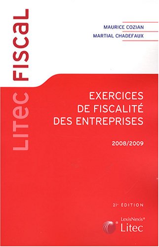 Imagen de archivo de Exercices de fiscalit des entreprises (ancienne dition) a la venta por Ammareal