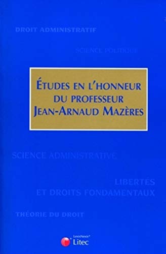 9782711011247: etudes offertes au professeur mazeres