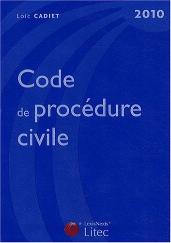 Stock image for Code de procdure civile 2010 (ancienne dition) for sale by medimops