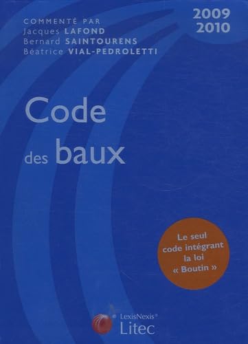 Beispielbild fr Code des baux 2009-2010 (ancienne dition) zum Verkauf von La Plume Franglaise