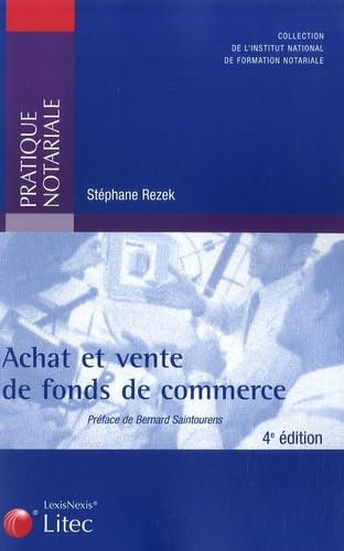 9782711013074: Achat et vente de fonds de commerce (French Edition)