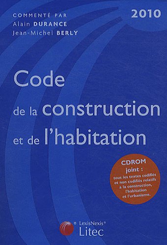 Stock image for Code de la construction et de l'habitation 2010 for sale by Ammareal