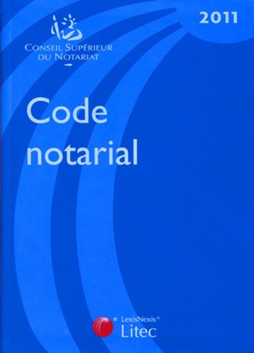 Beispielbild fr Code notarial 2011 zum Verkauf von medimops