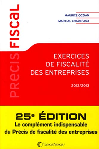 Stock image for Exercice de fiscalit des entreprises 2012/2013 for sale by Ammareal