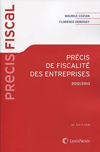 Stock image for Prcis de fiscalit des entreprises 2012-2013 for sale by Ammareal