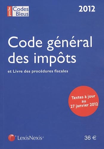 Imagen de archivo de Code Gnral Des Impts 2012. Livre Des Procdures Fiscales a la venta por RECYCLIVRE