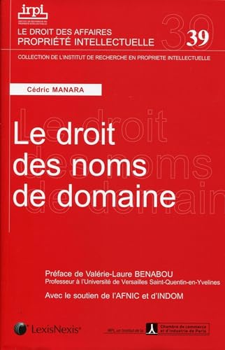 Stock image for Le droit des noms de domaine for sale by Ammareal