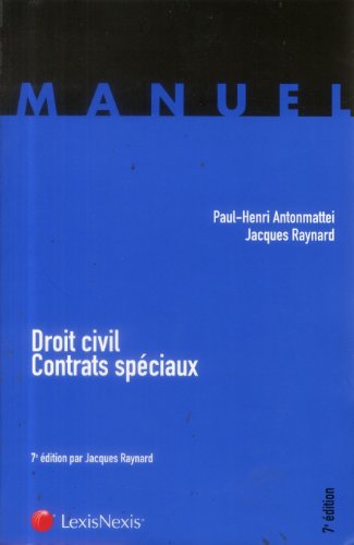 Stock image for Droit civil, contrats spciaux for sale by Ammareal