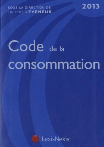 Immagine dell'editore per Code de la consommation 2013 venduto da medimops