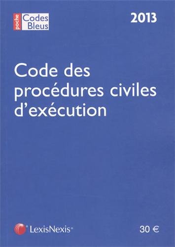 Imagen de archivo de Code des procdures civiles d'excution a la venta por medimops