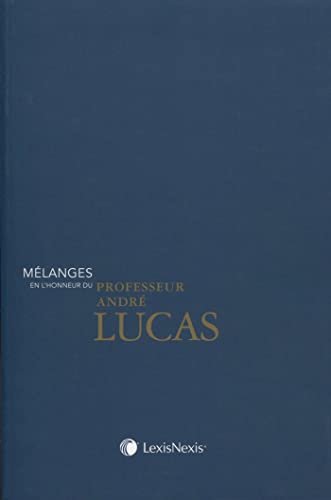 Beispielbild fr Mlanges en l'honneur du professeur Andr Lucas zum Verkauf von Buchpark