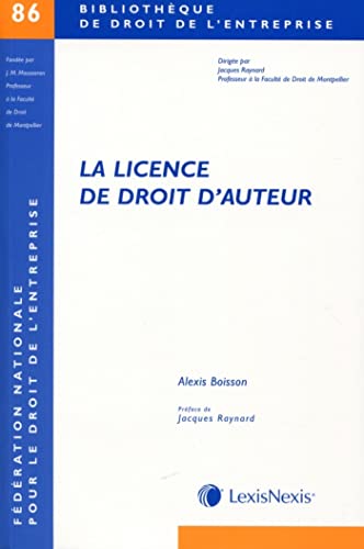 9782711018697: La licence de droit d'auteur