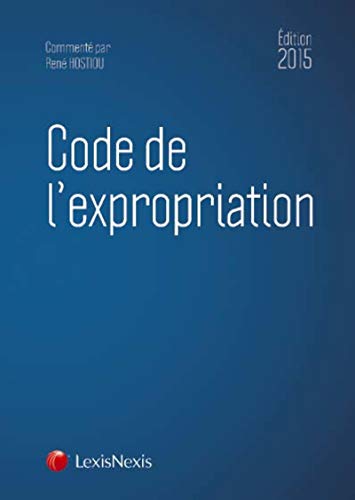 Stock image for Code de l'expropriation, 2015 for sale by Ammareal