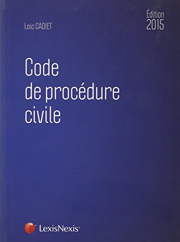 9782711020188: Code de procdure civile 2015