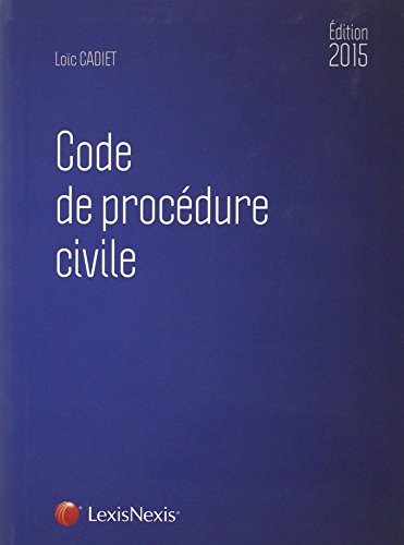 Stock image for Code de procdure civile 2015 for sale by Ammareal