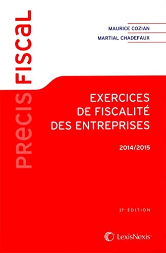 Stock image for Exercices de fiscalit des entreprises 2014-2015 for sale by Ammareal