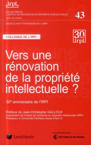 9782711020812: vers une renovation de la propriete intellectuelle