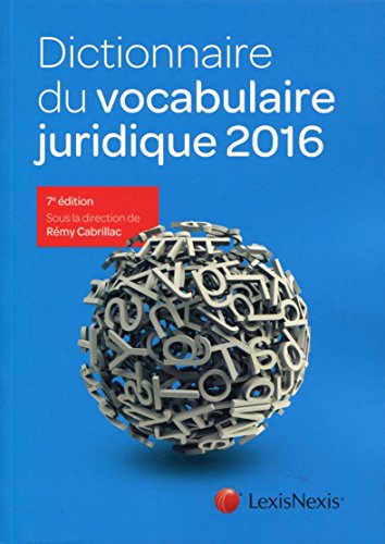 Beispielbild fr Dictionnaire du vocabulaire juridique 2015 zum Verkauf von Ammareal