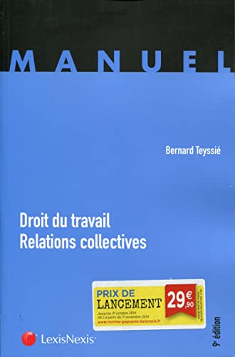 9782711021154: DROIT DU TRAVAIL RELATIONS COLLECTIVES