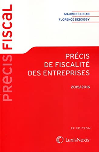 9782711023431: PRECIS DE FISCALITE DES ENTREPRISES 2015-2016