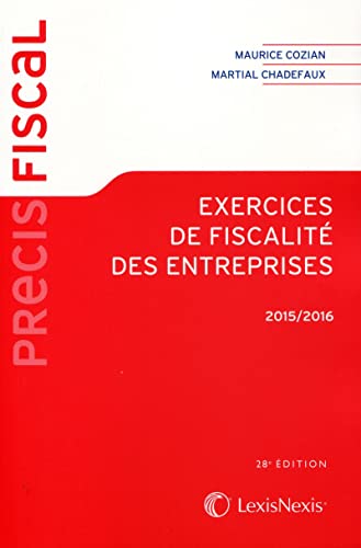 Stock image for Exercices de fiscalit des entreprises 2015-2016 for sale by Ammareal
