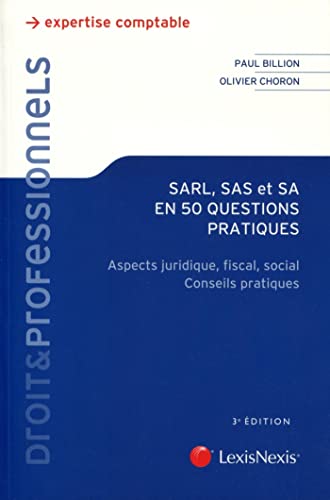 Imagen de archivo de sarl sas sa en 50 questions pratiques a la venta por Gallix