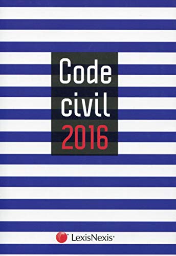 Stock image for Code civil 2016 : Jaquette Marin for sale by medimops