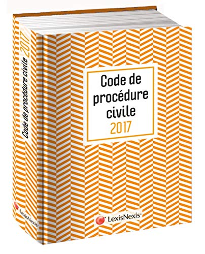 Stock image for Code de procdure civile 2017 Jaquette Graphik orange for sale by medimops