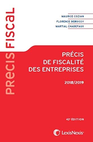 Stock image for Prcis de fiscalit des entreprises for sale by medimops